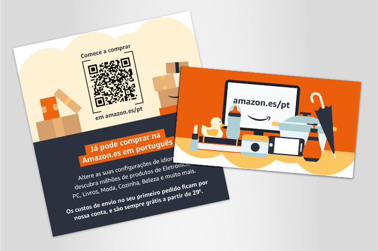 Campanha de divulgação da Amazon